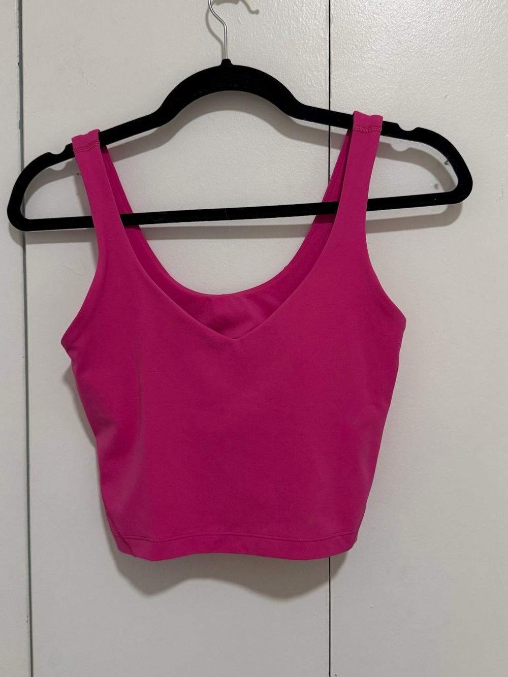 lululemon athletica Fuchsia V-Neck Align Crop Tank